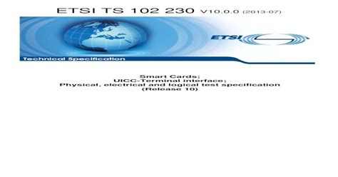 smart cards uicc-terminal interface physical and logical characteristics|TS 102 221 .